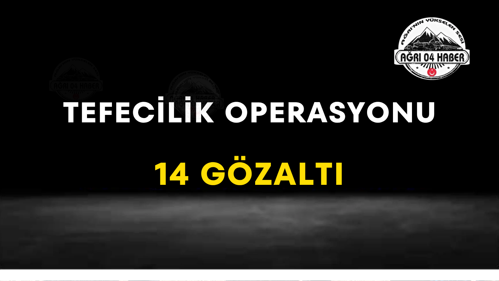 Tefecilik Operasyonu 14 Gözaltı