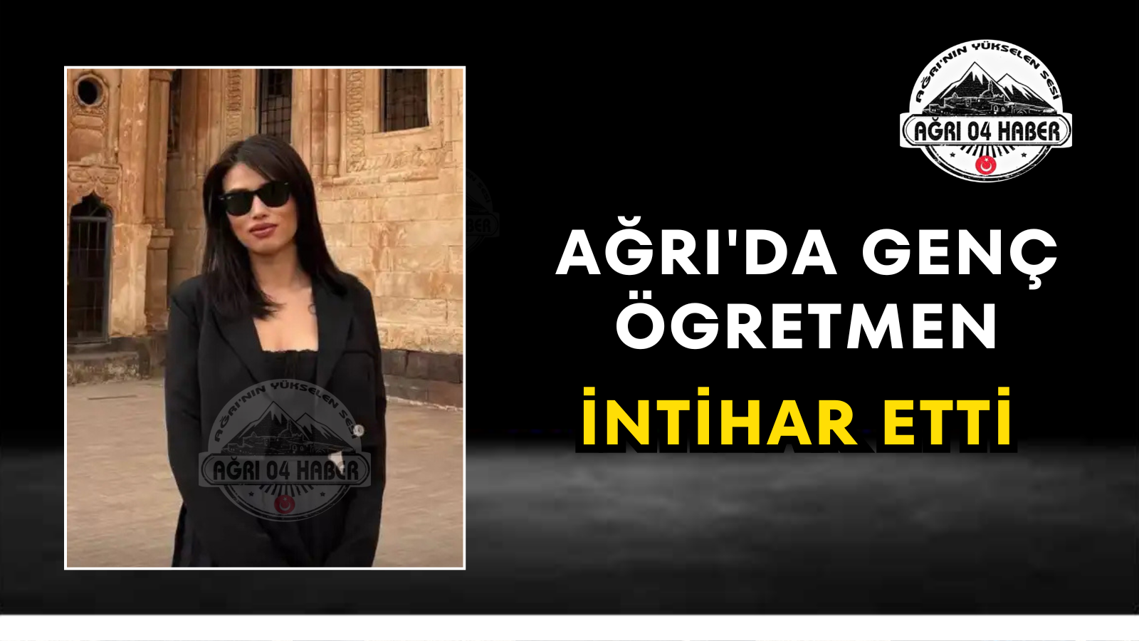 Ağrı'da Genç Ögretmen İntihar Etti