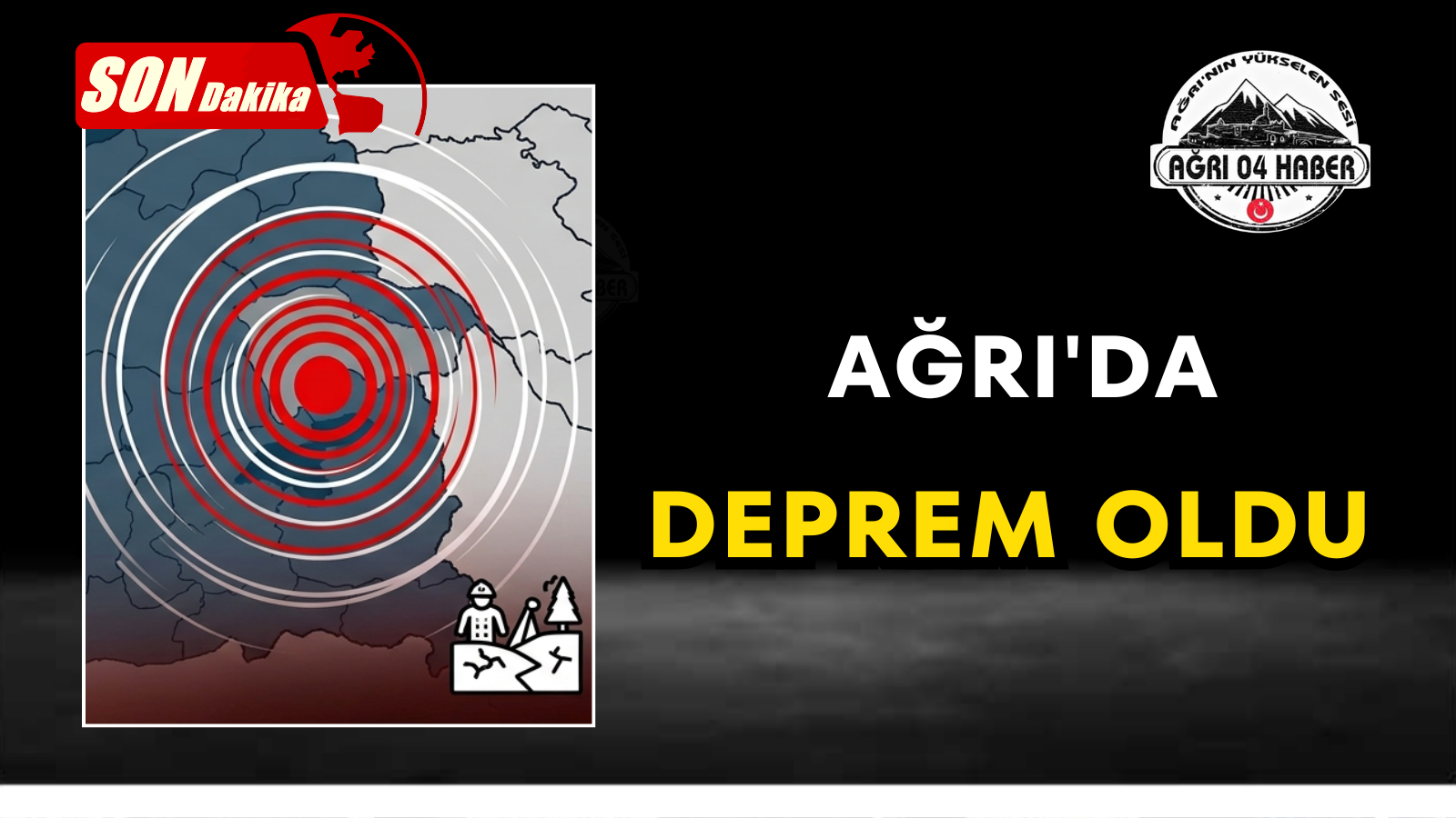 Ağrı'da Deprem Oldu