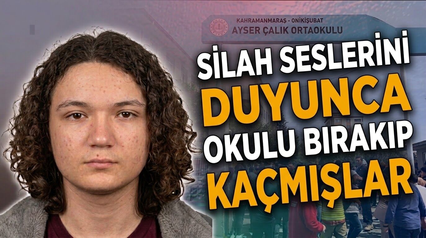 Silah Seslerini Duyunca Okulu Bırakıp Kaçmışlar