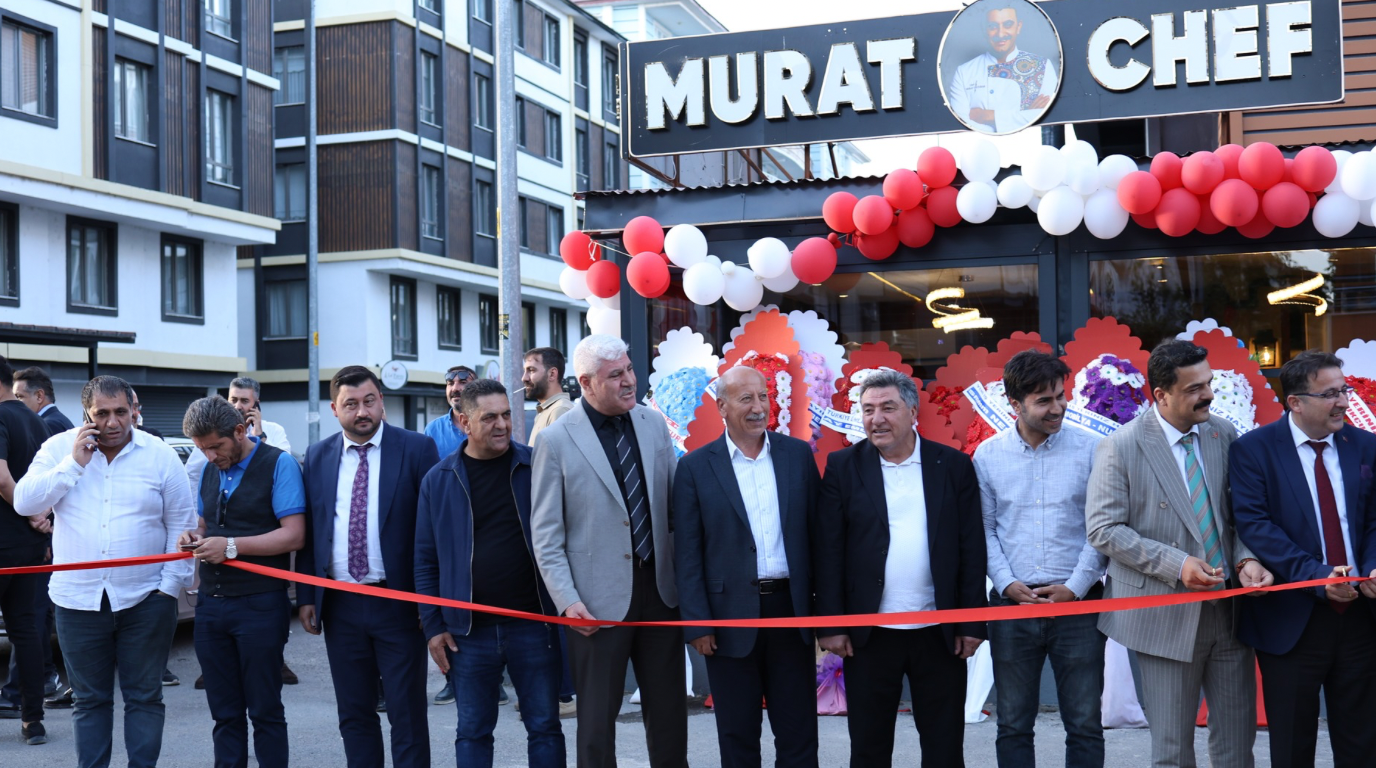 Ağrı’da Yeni Lezzet Durağı Murat Şef Restoran Görkemli Törenle Açıldı