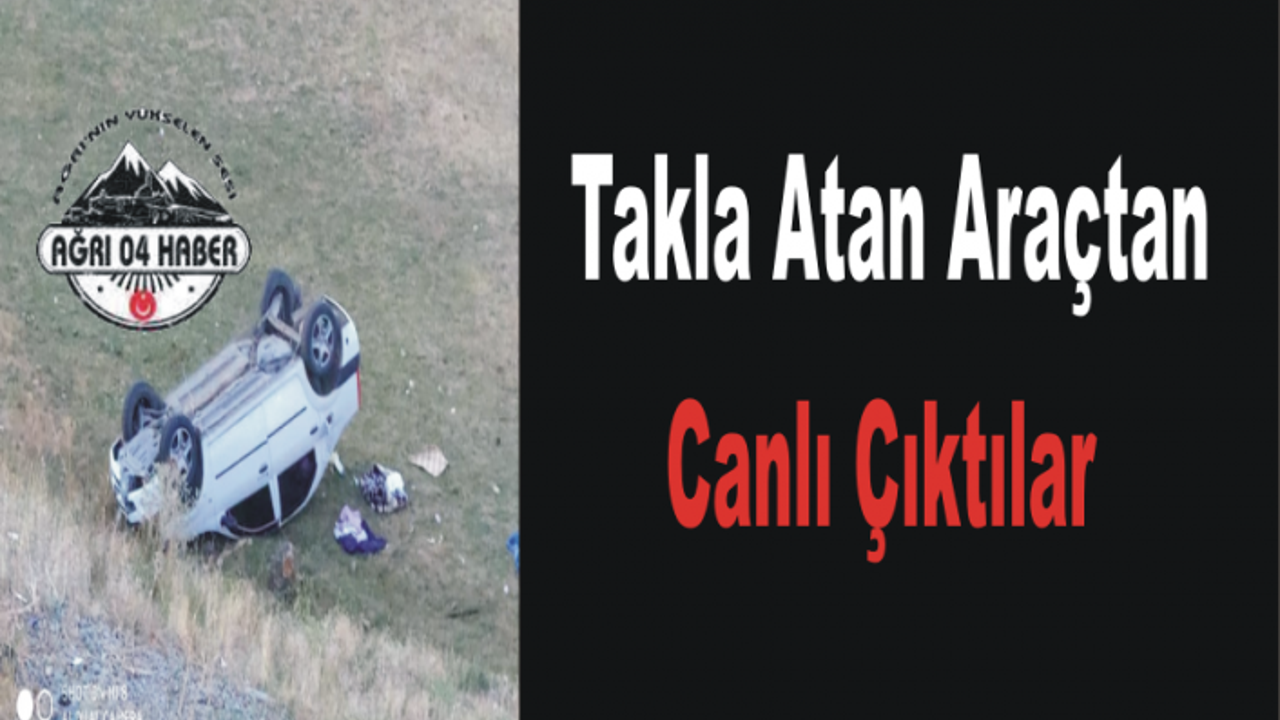 Ağrı da Trafik Kazası 5 Yaralı