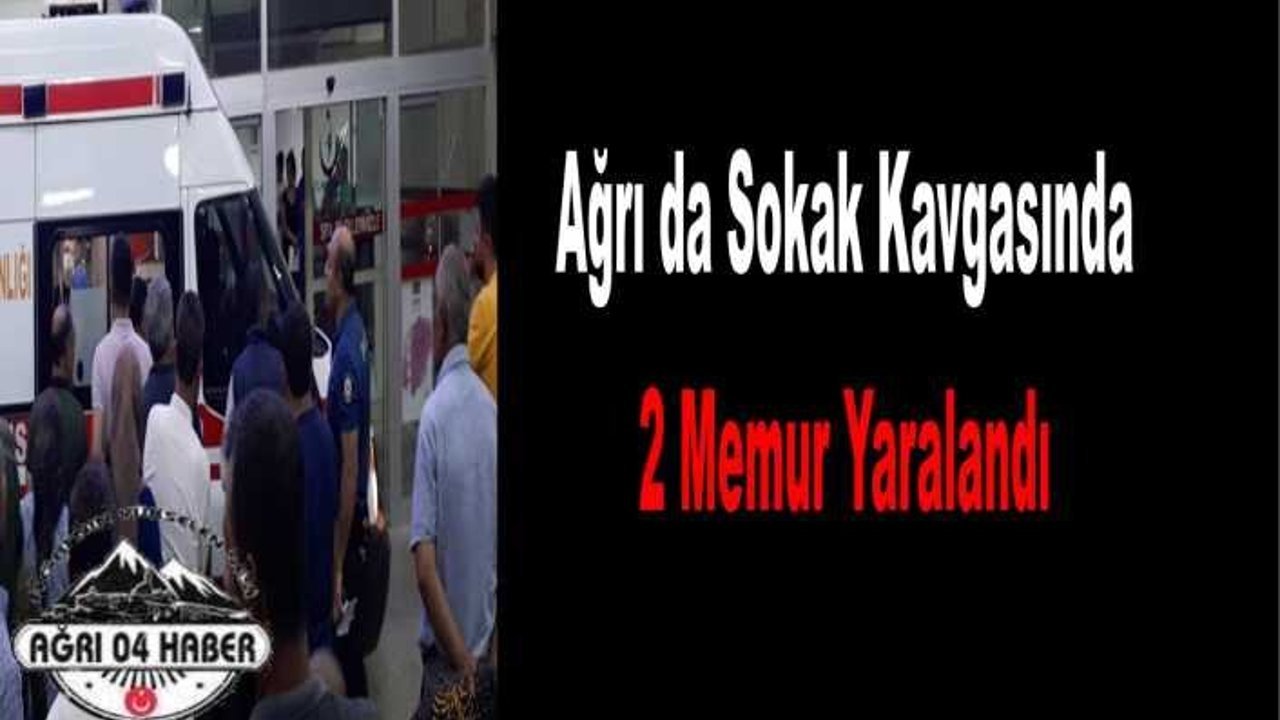 Ağrı da Sokak Kavgası 2 Yaralı