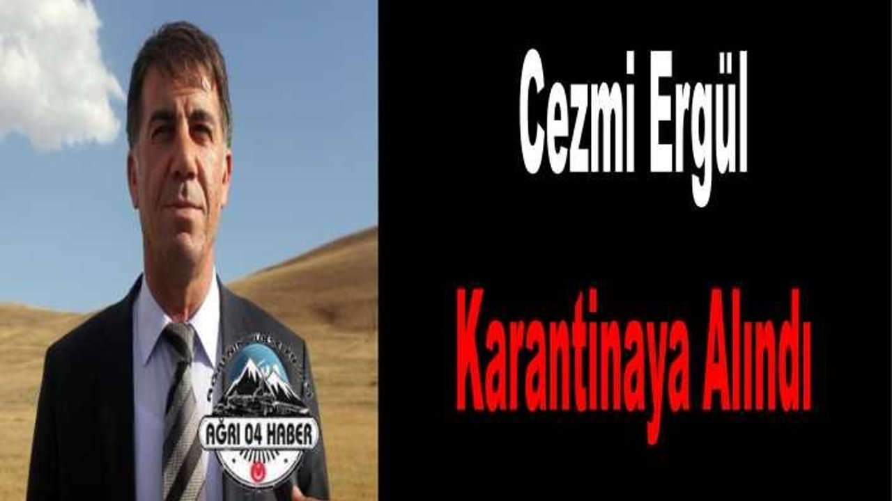 Cezmi Ergül'ün Testi de  Pozitif