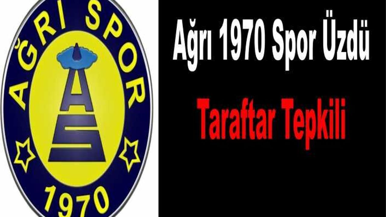 Ağrı 1970 Spor'a Taraftar Tepkisi