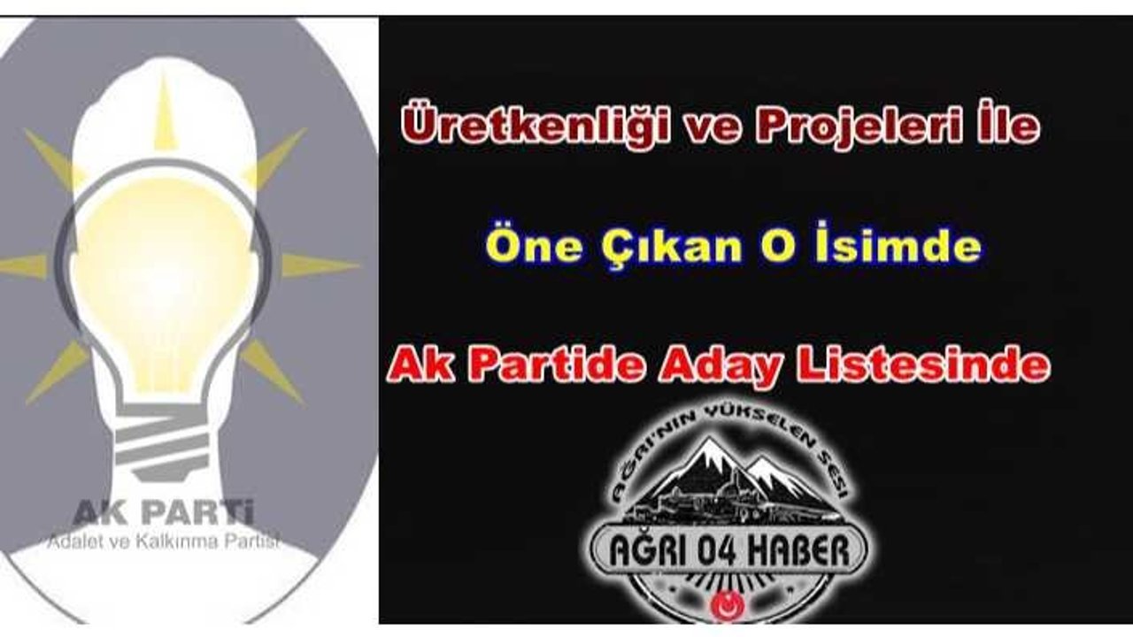Ak Parti İl Başkan Adaylığı Listesinde Dikkat Çeken İsim
