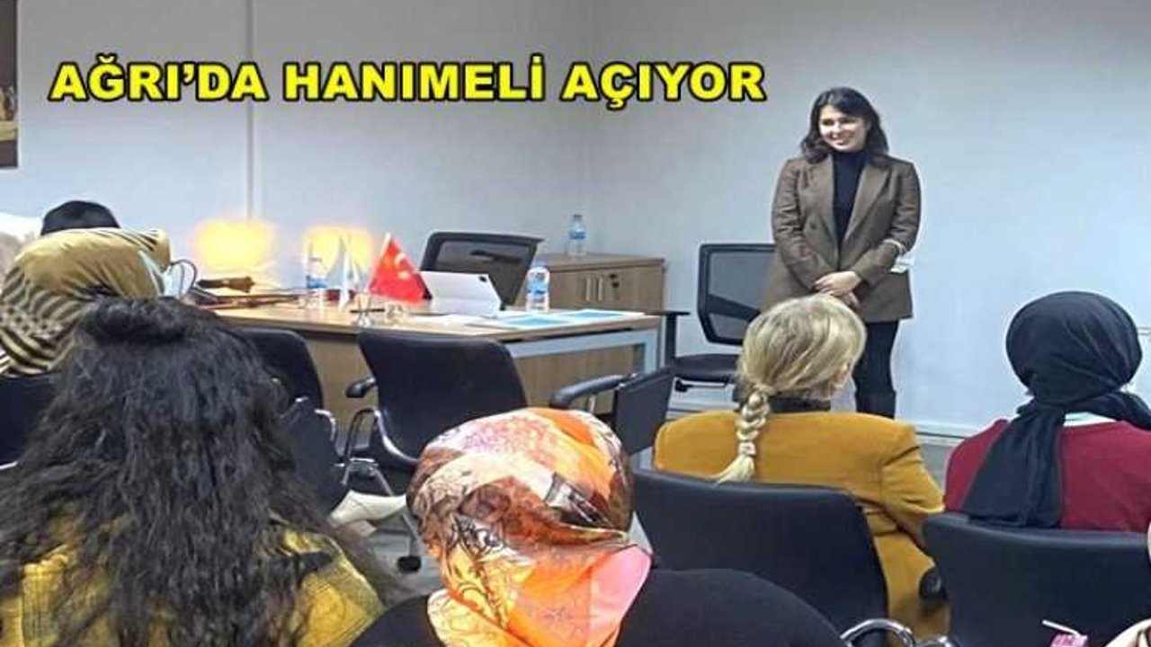 Ağrıda Hanımeli Açıyor Projesi Start Aldı