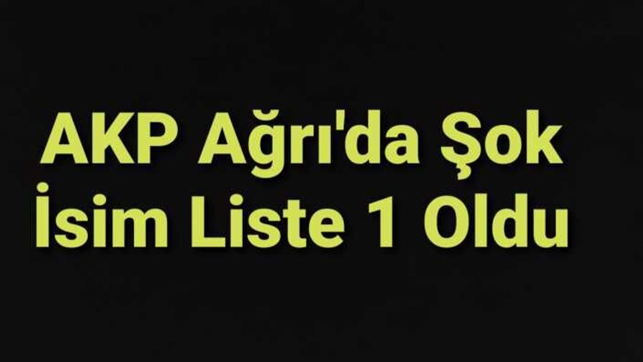 Ak Parti Listesinde sürpriz isim Ruken Kilerci 1. sıra adayı oldu