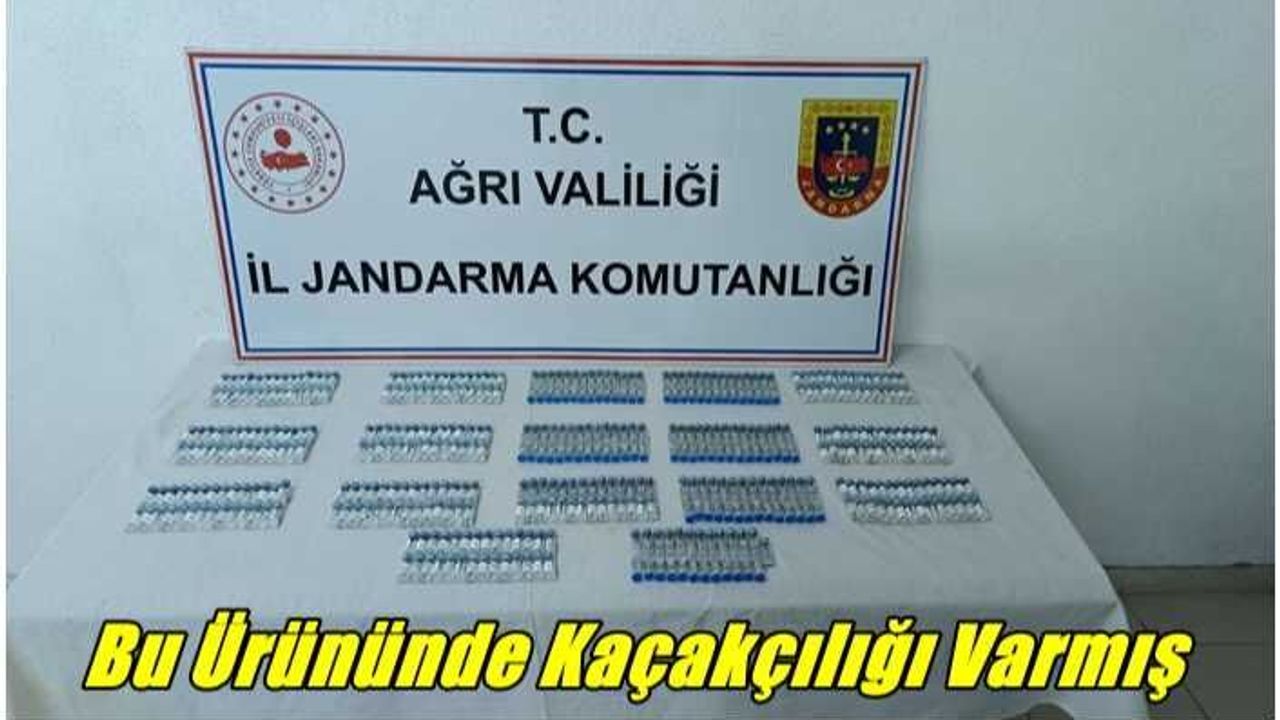 Ağrı’dan yasadışı yollarla ülkeye sokulan kalemler listesine bir yenisi daha eklendi.