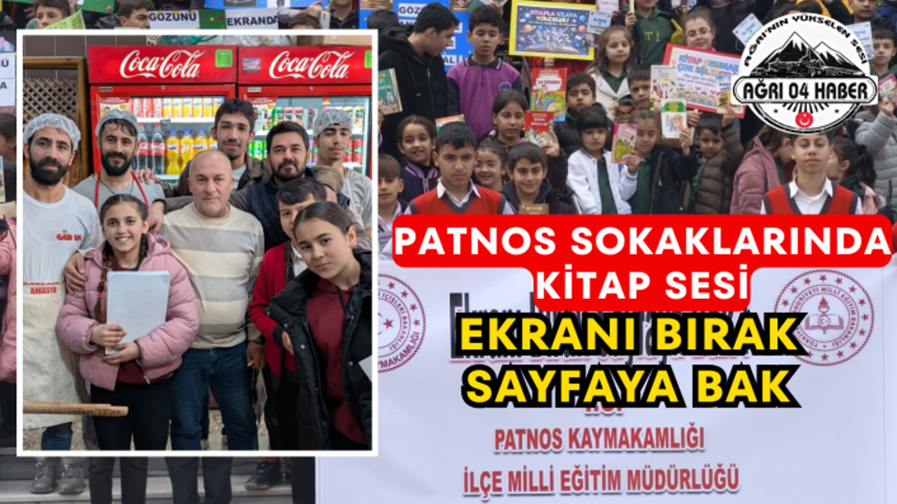 Patnos Sokaklarında Kitap Sesi Ekranı Bırak Sayfaya Bak