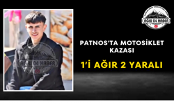 Patnos’ta Motosiklet Kazası 1’i Ağır 2 Yaralı