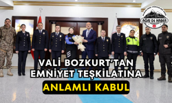 Vali Bozkurt’tan Emniyet Teşkilatına Anlamlı Kabul