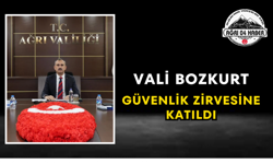 Vali Bozkurt Güvenlik Zirvesine Katıldı
