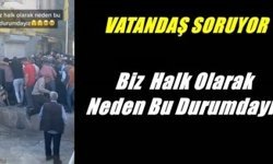 Ağrılıların izdiham yaratan hizmet yoksunluğu kameralara yansıdı