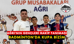 Ağrı’nın Gençleri Rakip Tanımadı Badminton’da Kupa Bizim