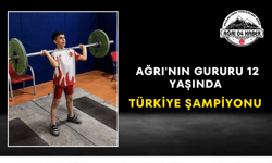 Ağrı'nın Gururu 12 Yaşında Türkiye Şampiyonu