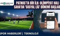 Patnos’ta Bir İlk Olimpiyat Halı Saha’da "Sosyal Lig" Dönemi Başladı