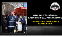 Ağrı Belediyesi’nden Kaldırım İşgali Operasyonu Kaldırımlar Yayalarındır