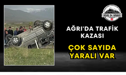 Ağrı'da Trafik Kazası Çok Sayıda Yaralı Var