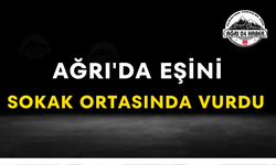 Ağrı'da Eşini Sokak Ortasında Vurdu