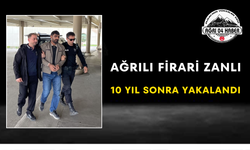 Ağrılı Firari Zanlı 10 Yıl Sonra Yakalandı