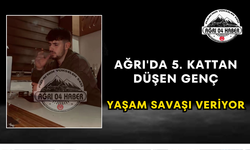 Ağrı'da 5. Kattan Düşen Genç Yaşam Savaşı Veriyor