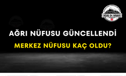 Ağrı Nüfusu Güncellendi Merkez Nüfusu Kaç Oldu?