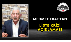 Mehmet Erat'tan Liste Krizi Açıklaması