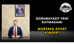 Doğubayazıt Yeni Kaymakamı Mustafa Ayvat Kimdir?