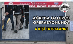 Ağrı'da Galerici Operasyonunda 6 Kişi Tutuklandı