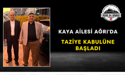 Kaya Ailesi Ağrı'da Taziye Kabulüne Başladı