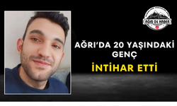 Ağrı’da 20 Yaşındaki Genç İntihar Etti