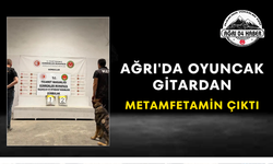 Ağrı'da Oyuncak Gitardan Metamfetamin Çıktı