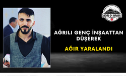 Ağrılı Genç İnşaattan Düşerek Ağır Yaralandı