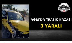 Ağrı'da Trafik Kazası 3 Yaralı