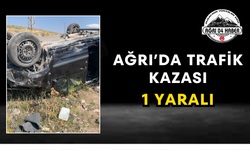 Ağrı’da Trafik Kazası 1 Yaralı