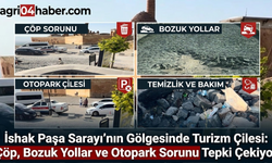 İshak Paşa Sarayı’nın Gölgesinde Turizm Çilesi Çöp, Bozuk Yollar ve Otopark Sorunu Tepki Çekiyor