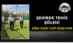 Şehirde Tenis Şöleni Ağrı Dağı Cup Başlıyor
