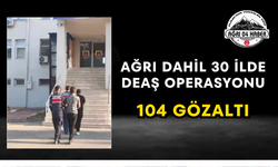 Ağrı Dahil 30 İlde DEAŞ Operasyonu 104 Gözaltı