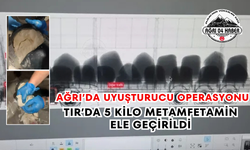 Ağrı’da Uyuşturucu Operasyonu TIR'da 5 Kilo Metamfetamin Ele Geçirildi