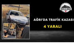 Ağrı’da Trafik Kazası 4 Yaralı