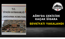 Ağrı’da Çekicide Kaçak Sigara Sevkiyatı Yakalandı