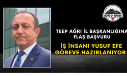 TEEP Ağrı İl Başkanlığına Flaş Başvuru İş İnsanı Yusuf Efe Göreve Hazırlanıyor