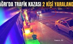 Ağrı'da Trafik Kazası 2 Kişi Yaralandı