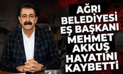 Ağrı Belediyesi Eş Başkanı Mehmet Akkuş Hayatını Kaybetti