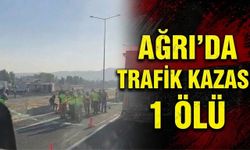 Ağrı'da Trafik Kazası 1 Ölü