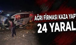 Ağrı Firması Kaza Yaptı 24 Yaralı