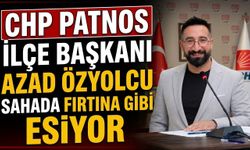 CHP Patnos İlçe Başkanı Azad Özyolcu Sahada Fırtına Gibi Esiyor