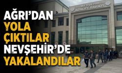 Ağrı’dan Yola Çıktılar Nevşehir’de Yakalandılar