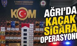 Ağrı’da Kaçak Sigara Operasyonu